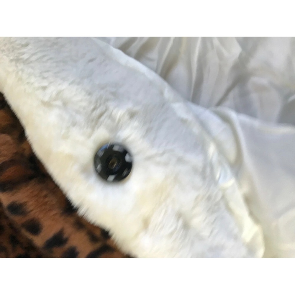 Derek Lam 10 Crosby Leopard-Print Faux-Fur Jacket Size Large - Picture 7 of 8